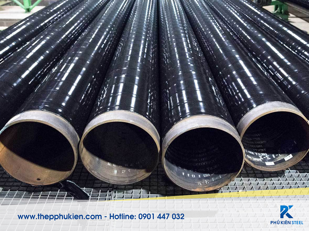 Ống thép bọc PE băng quấn chống ăn mòn