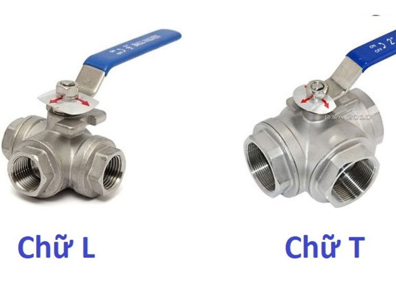 Van bi ba ngả có hai dạng chính là chữ T và chữ L