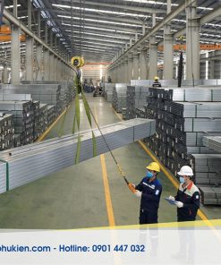 Kho hàng thép hộp, sắt hộp Hòa Phát